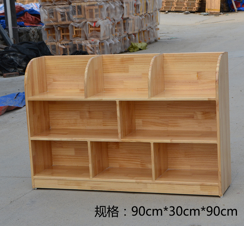 原木玩具柜系列E