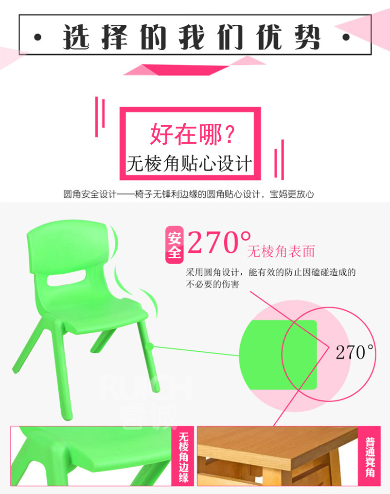 幼儿园儿童塑料椅