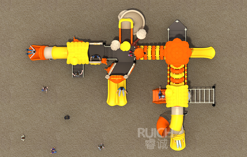 大型组合滑梯丛林系列十